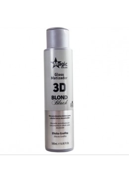 Gloss Matizador 3D Blond Máscara Efeito Grafite 500ml - Magic Color Beautecombeleza.com