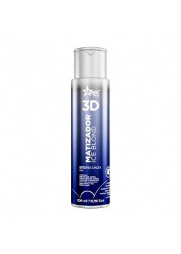 Brazilian Treatment Gray Effect Ice Blond 3D Tinting Gloss 500ml - Magic Color Beautecombeleza.com