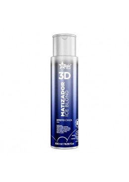 Matizador 3D Ice Blond - Efeito Cinza 500ml - Magic Color Beautecombeleza.com