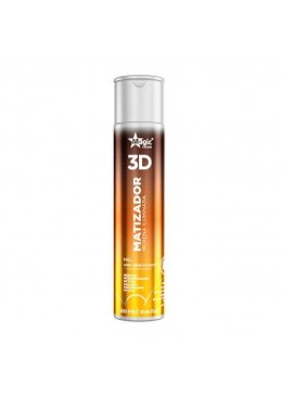 Matizador 3D Morena Iluminada Mel Efeito Loiro Médio Dourado 300ml - Magic Color Beautecombeleza.com