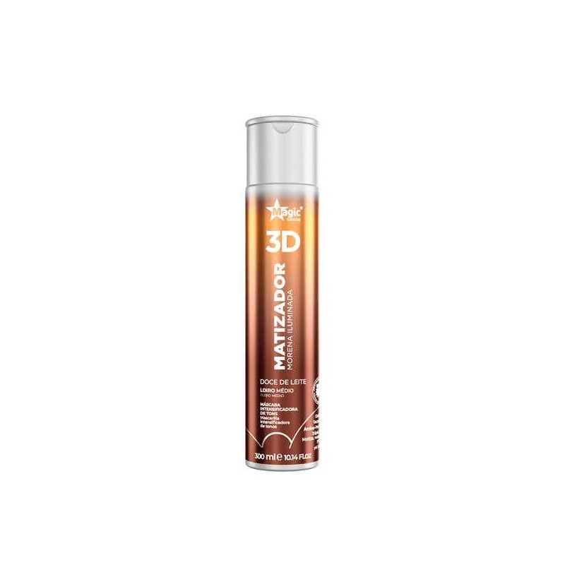 Teinte 3D Brunette Méchée Dulce de Leche Effet Blond Moyen 300ml - Magic Color Beautecombeleza.com