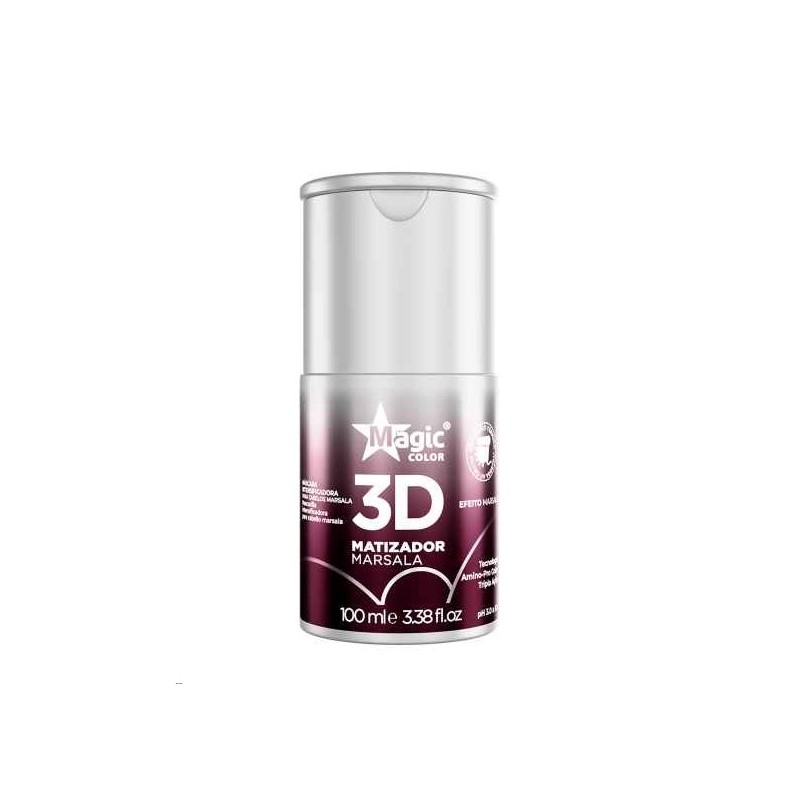 Mini Teinte 3D Effet Marsala 100 ml - Magic Color Beautecombeleza.com Mini Teinte 3D Effet Marsala 100 ml - Magic Color Beautecombeleza.com