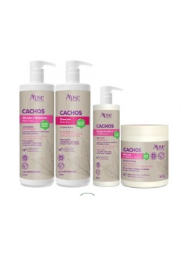 Apse Cosmetics - Curls Kit - Shampoo, Gel, Mask, and Activator (4 ITEMS) Beautecombeleza.com