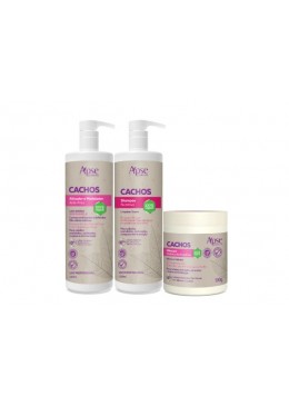 Cachos - Shampoo,Après-shampooing et Activateur Kit 3 - Apse Cosmetics - Beautecombeleza.com