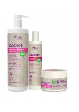 Boucles Shampooing, Masque et Activateur de Modèle Kit 3 - Apse Cosmetics 
 Beautecombeleza.com