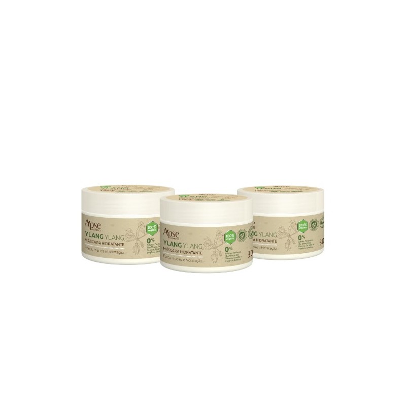 Máscaras Ylang Ylang Kit 3x300g - Apse Cosmetics Beautecombeleza.com