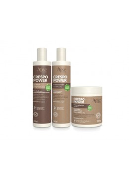 Crespo Power - Co Wash, Condicionador e Creme de Pentear (3 ITENS) - Apse Cosmetics Beautecombeleza.com