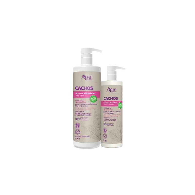 Apse Cosmetics - Curls Finishing Kit - Activator and Gelatin (2 items) Beautecombeleza.com