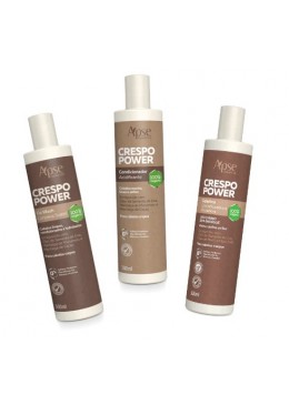 Crespo Power - Co Wash,Après-shampooing et Gélatine Kit 3 - Apse Cosmetics  Beautecombeleza.com