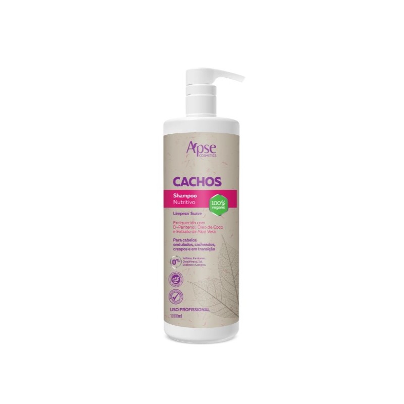 Cacho Shampoo Nutritivo 1000ml - Apse Cosmetics Beautecombeleza.com