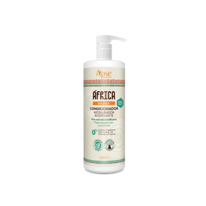 Condicionador África Baobá Restaurador 1000 ml - Apse Cosmetics 
 Beautecombeleza.com