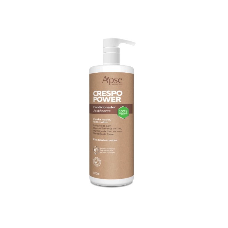 Apse Cosmetics - Curly Power Acidifying Conditioner 33.8 fl oz Beautecombeleza.com