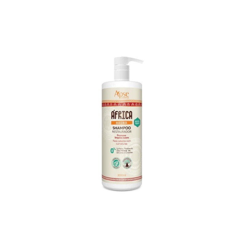 Shampoing Réparateur Africa Baobab 1000 ml - Apse Cosmetics Shampoing Réparateur Africa Baobab 1000 ml - Apse Cosmetics