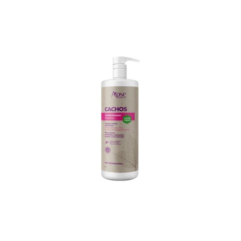 Condicionador Cachos Nutritivo 1000ml - Apse Cosmetics Beautecombeleza.com