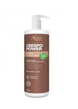 Crespo Power Co Wash Limpeza Suave 1000 ml - Apse Cosmetics  Beautecombeleza.com