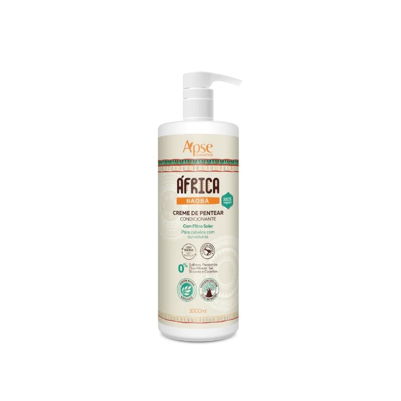África Baobá Crème Coiffante 1000ml - Apse Cosmetics Beautecombeleza.com África Baobá Crème Coiffante 1000ml - Apse Cosmetics Beautecombeleza.com