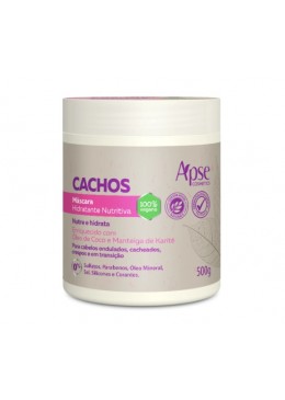 Máscara Cachos Hidratante Nutritiva 500g - Apse Cosmetics Beautecombeleza.com