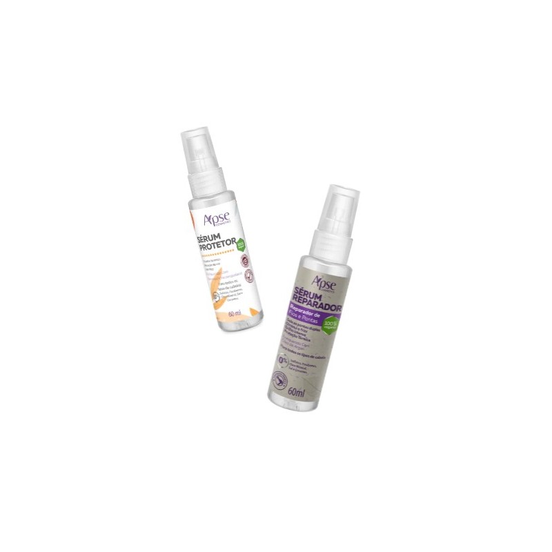 Sérum Protetor e Reparador Kit 2 - Apse Cosmetics Beautecombeleza.com Sérum Protetor e Reparador Kit 2 - Apse Cosmetics Beautecombeleza.com