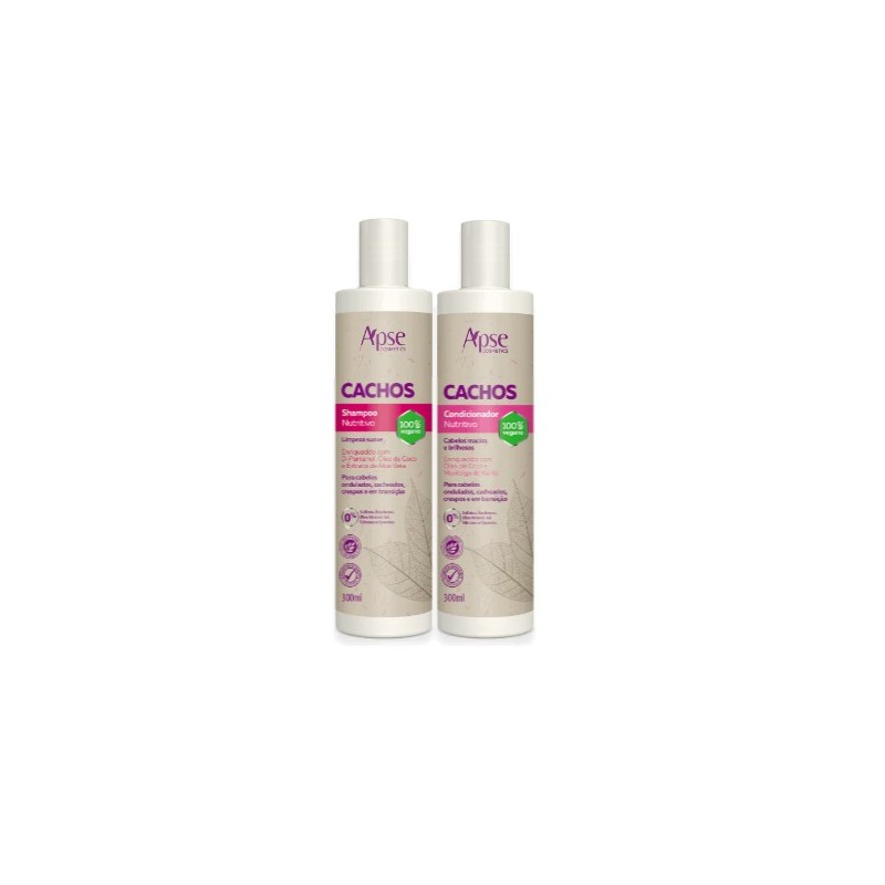 Boucles Shampooing et Après-shampoing Nourrissant Kit 2- Apse Cosmetics Beautecombeleza.com