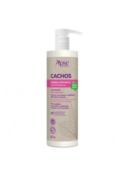 Cachos Gelatina Ativadora e Umidificadora 500ml - Apse Cosmetics Beautecombeleza.com