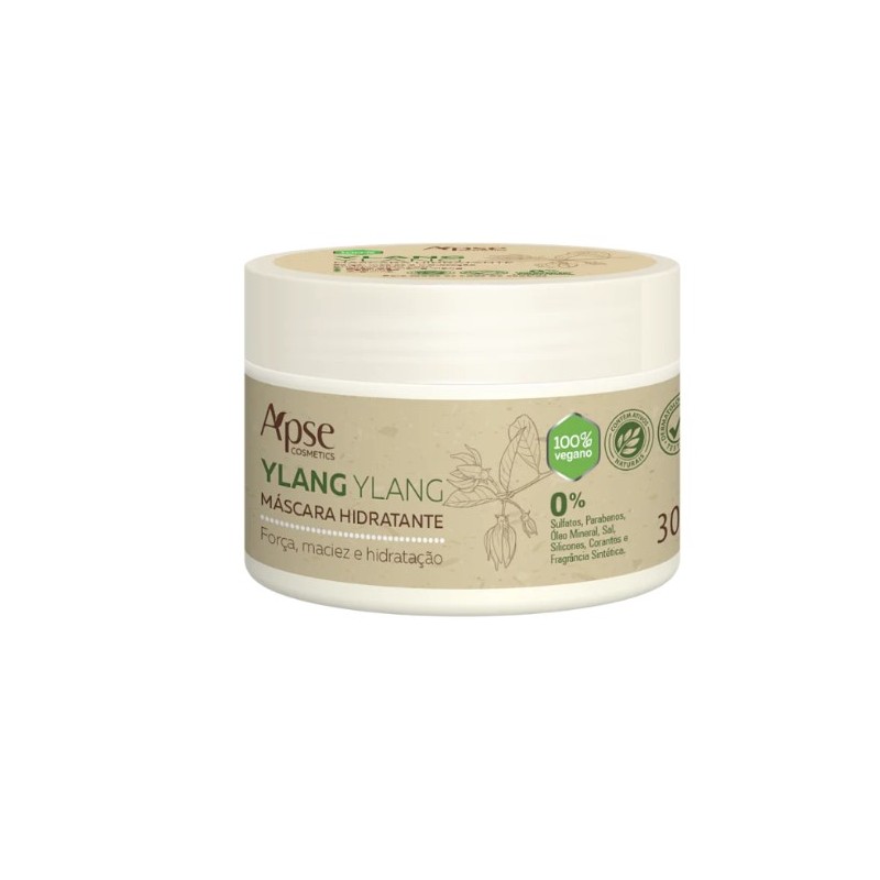 Apse Cosmetics - Hydrating Ylang Ylang Mask 10.58 oz - Conditioning Treatment Beautecombeleza.com
