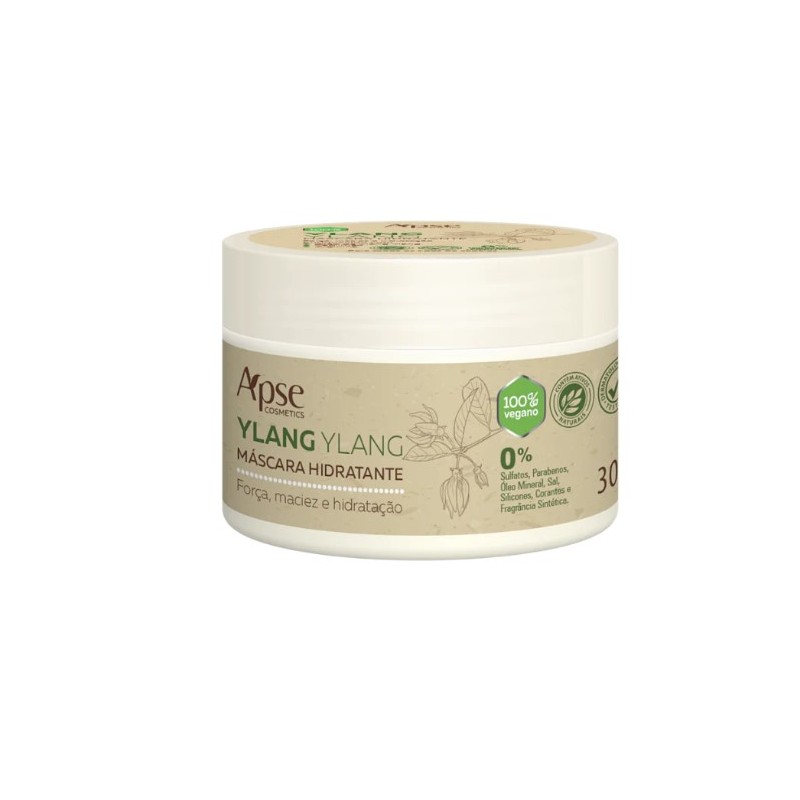 Apse Cosmetics - Hydrating Ylang Ylang Mask 10.58 oz - Conditioning Treatment Beautecombeleza.com Apse Cosmetics - Hydrating Ylang Ylang Mask 10.58 oz - Conditioning Treatment Beautecombeleza.com