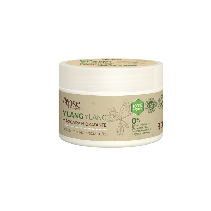 Máscara Hidratante Ylang Ylang 300g - Apse Cosmetics 
 Beautecombeleza.com