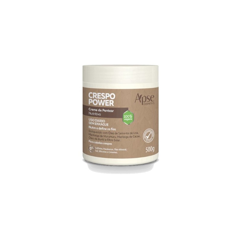 Apse Cosmetics - Nourishing Curly Hair Cream 17.6 oz - No Poo / Low Poo - Conditioning Action Beautecombeleza.com Apse Cosmetics - Nourishing Curly Hair Cream 17.6 oz - No Poo / Low Poo - Conditioning Action Beautecombeleza.com