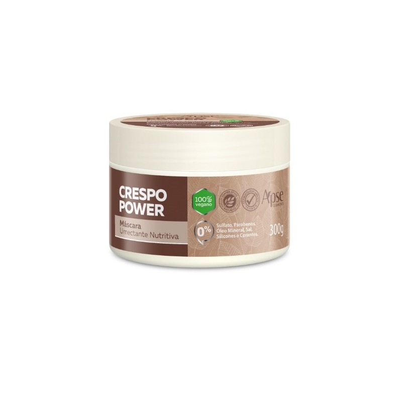 Apse Cosmetics - Curly Power Moisturizing Nutritive Mask 10.58 oz - Conditioning Treatment Beautecombeleza.com