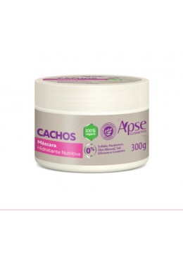 Máscara Cachos Hidratante Nutritiva 300g - Tratamento Condicionante -Apse Cosmetics Beautecombeleza.com