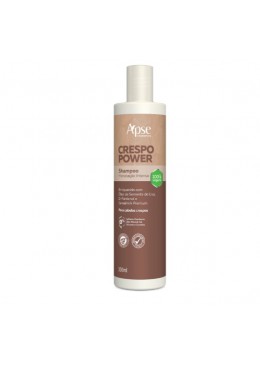 Shampoo Crespo Power Hidratação Intensa 300ml - Apse Cosmetics 
 Beautecombeleza.com