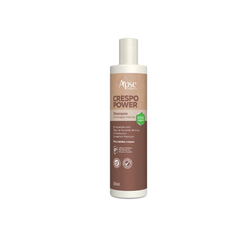 Crespo Power Shampooing Hydratation Intense 300g - Apse Cosmetics Beautecombeleza.com Crespo Power Shampooing Hydratation Intense 300g - Apse Cosmetics Beautecombeleza.com