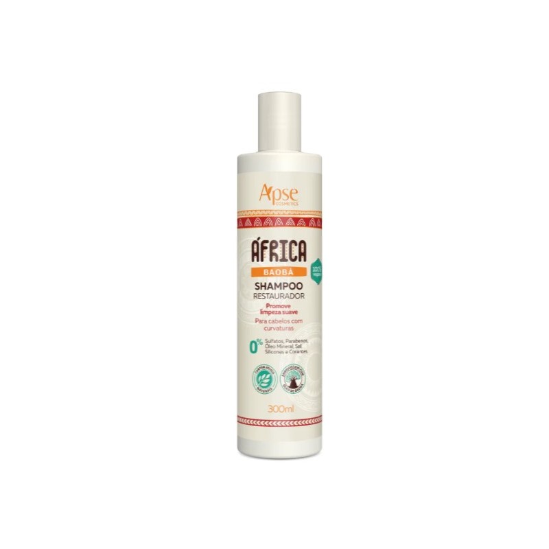 Apse Cosmetics - Africa Baobab Restorative Shampoo 10.14 fl oz Beautecombeleza.com