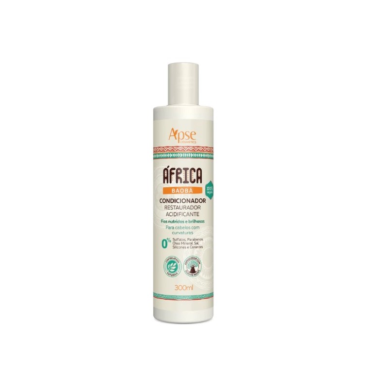 África Baobab Après-shampooing Réparateur 300 ml - Apse Cosmetics Beautecombeleza.com África Baobab Après-shampooing Réparateur 300 ml - Apse Cosmetics Beautecombeleza.com