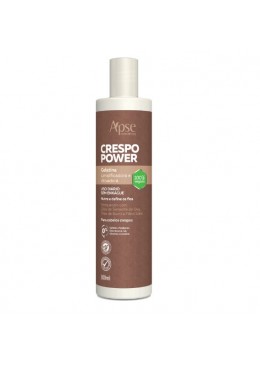 Gelatina Ativadora e Umidificadora Crespo Power 300ml - Apse Cosmetics Beautecombeleza.com