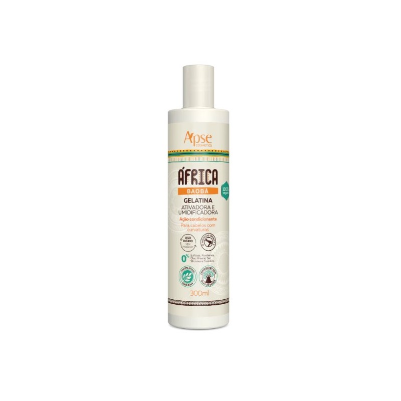 Gelatina África Baobá Restaurador 300 ml - Apse Cosmetics Beautecombeleza.com