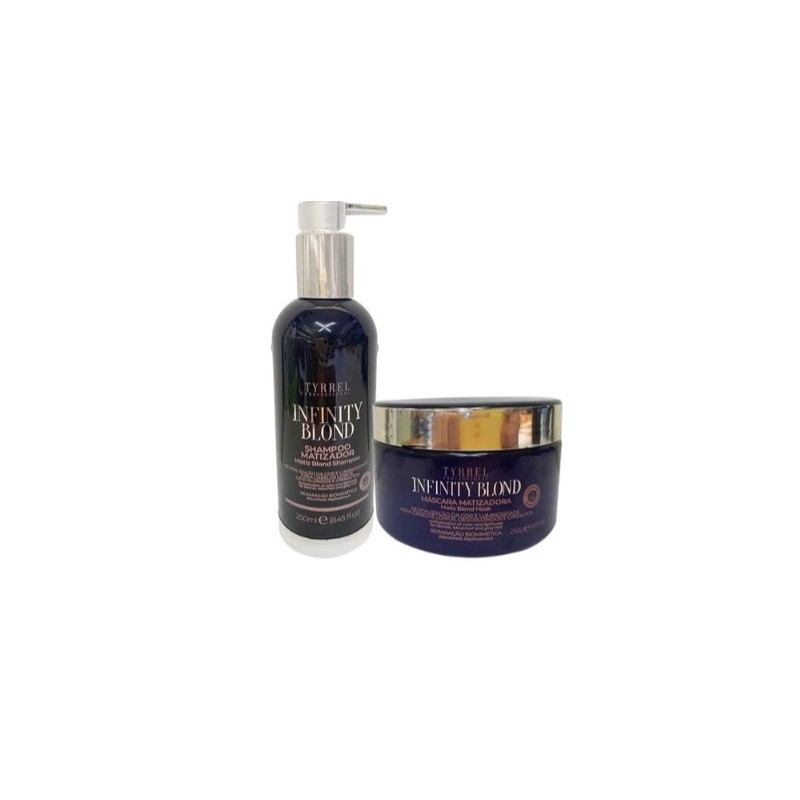 Infinity Blond Shampoo et Masque Tonifiant Kit 2x 250 - Tyrrel Professional Beautecombeleza.com