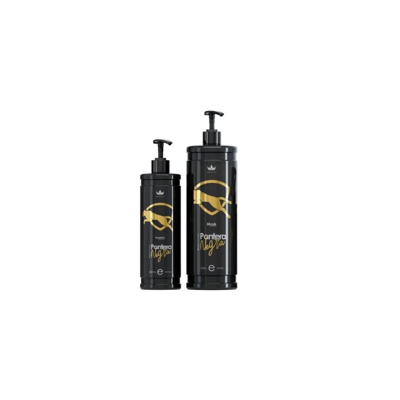 Ana Paula Carvalho Black Panther Hair Smoothing Kit - 2 Piece Set Beautecombeleza.com