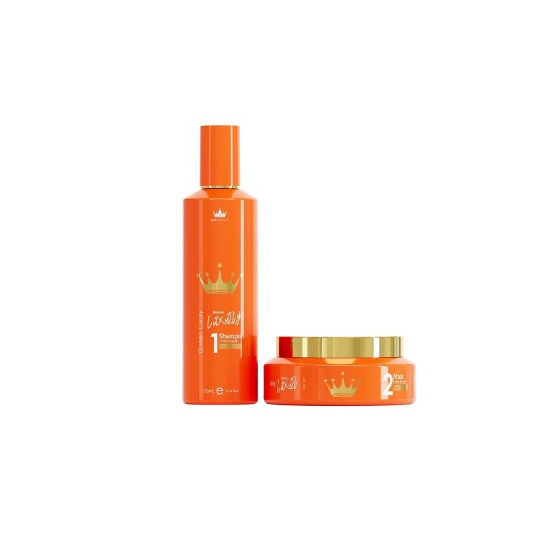 Rainha Luxury Home Care Daily Hair Treatment Kit 2x300ml - Ana Paula Carvalho : 10.14 fl oz Beautecombeleza.com