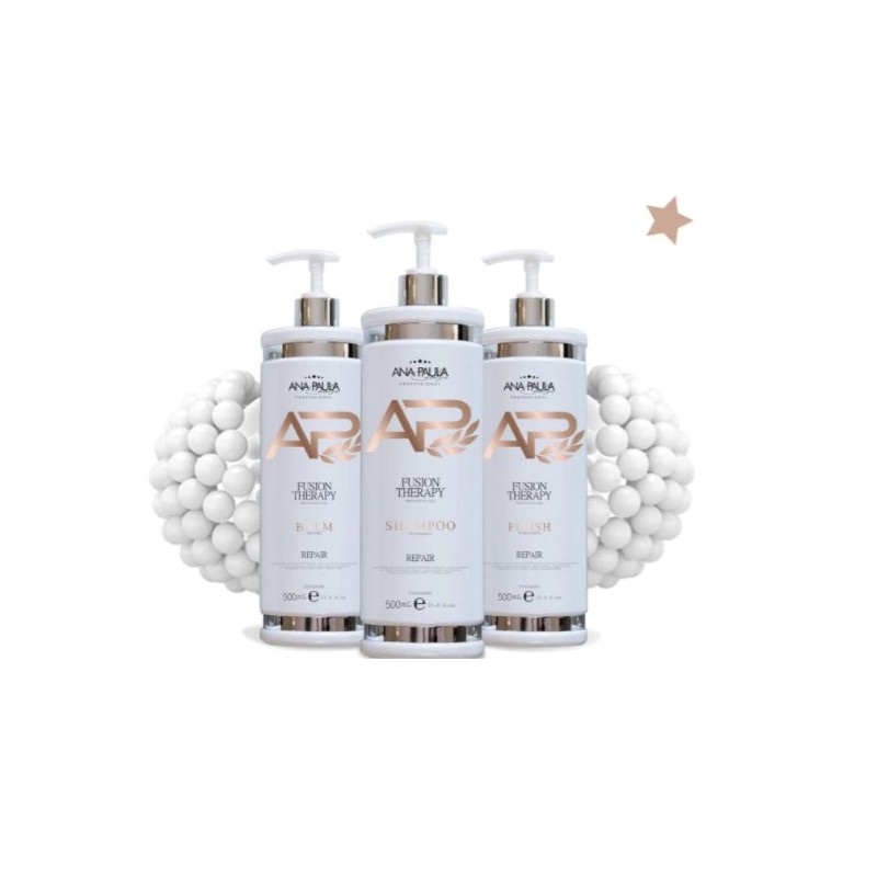 Fusion Therapy Repair Kit 3x500ml - Ana Paula Carvalho Beautecombeleza.com Fusion Therapy Repair Kit 3x500ml - Ana Paula Carvalho Beautecombeleza.com
