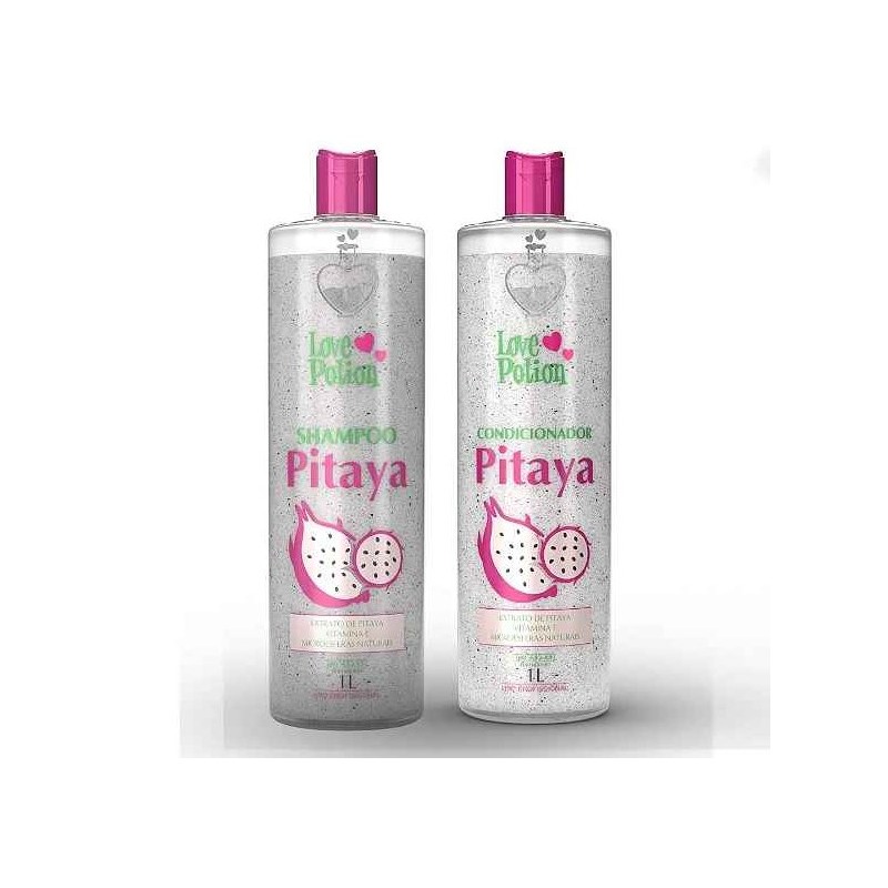 Pitaya Shampoing et Après-shampooing Kit 2x 1L - Love Potion Pitaya Shampoing et Après-shampooing Kit 2x 1L - Love Potion