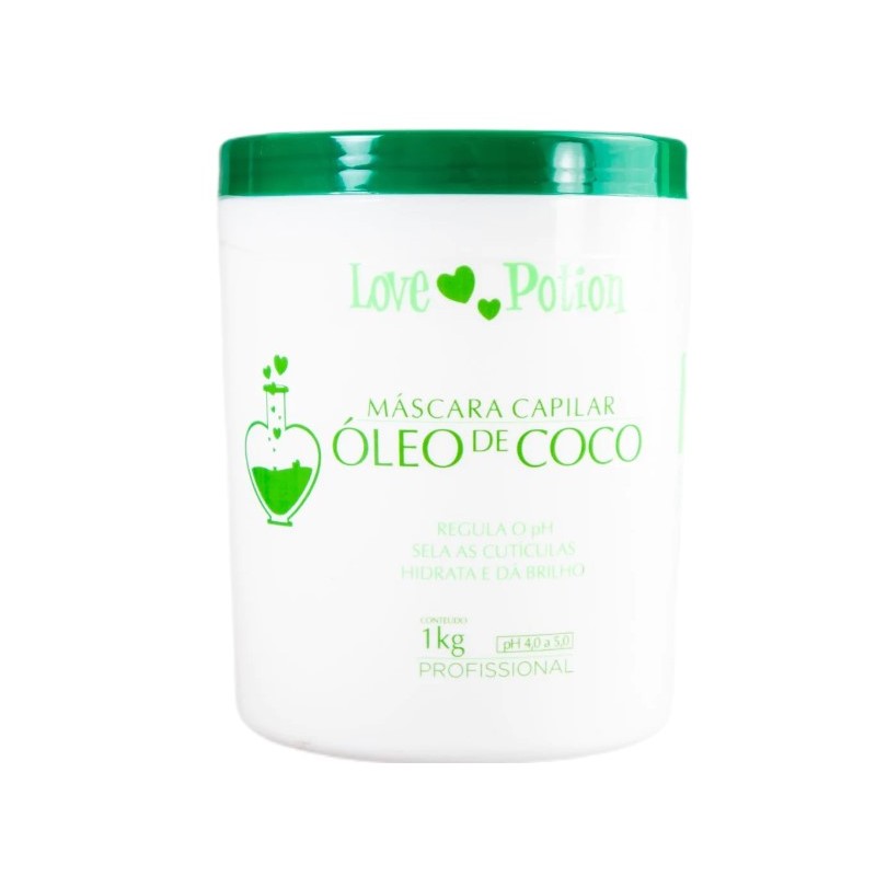 Brazilian Professional Coconut Oil Hair Treatment Mask 1Kg - Love Potion Beautecombeleza.com