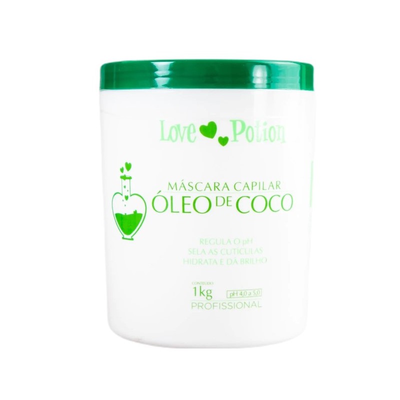 Brazilian Professional Coconut Oil Hair Treatment Mask 1Kg - Love Potion Beautecombeleza.com Brazilian Professional Coconut Oil Hair Treatment Mask 1Kg - Love Potion Beautecombeleza.com
