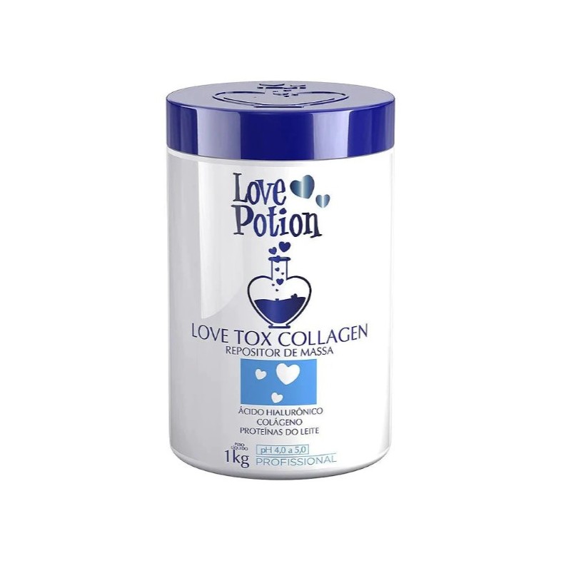 Love Potion Love Tox Collagen Deep Hair Mask 1Kg / 35.27 fl oz Beautecombeleza.com