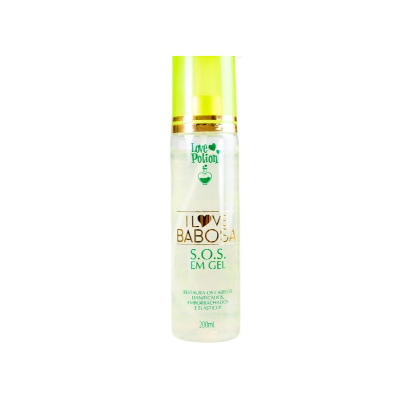 I Love Babosa S.O.S Gel Hair 200ml - Love Potion Beautecombeleza.com