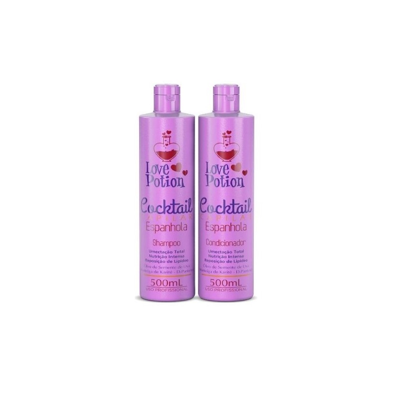 Cocktail Capillaire Espanhola Kit 2x500ml - Love Potion Beautecombeleza.com Cocktail Capillaire Espanhola Kit 2x500ml - Love Potion Beautecombeleza.com