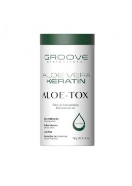 Aloe-Tox Aloe Vera Keratin Reconstrutor de Massa Capilar 1Kg - Groove Beautecombeleza.com