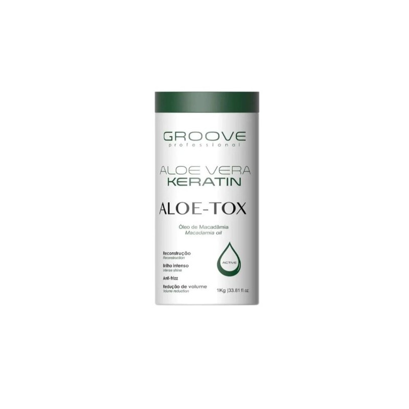 Aloe-Tox Aloe Vera Keratin Reconstrutor de Massa Capilar 1Kg - Groove Beautecombeleza.com