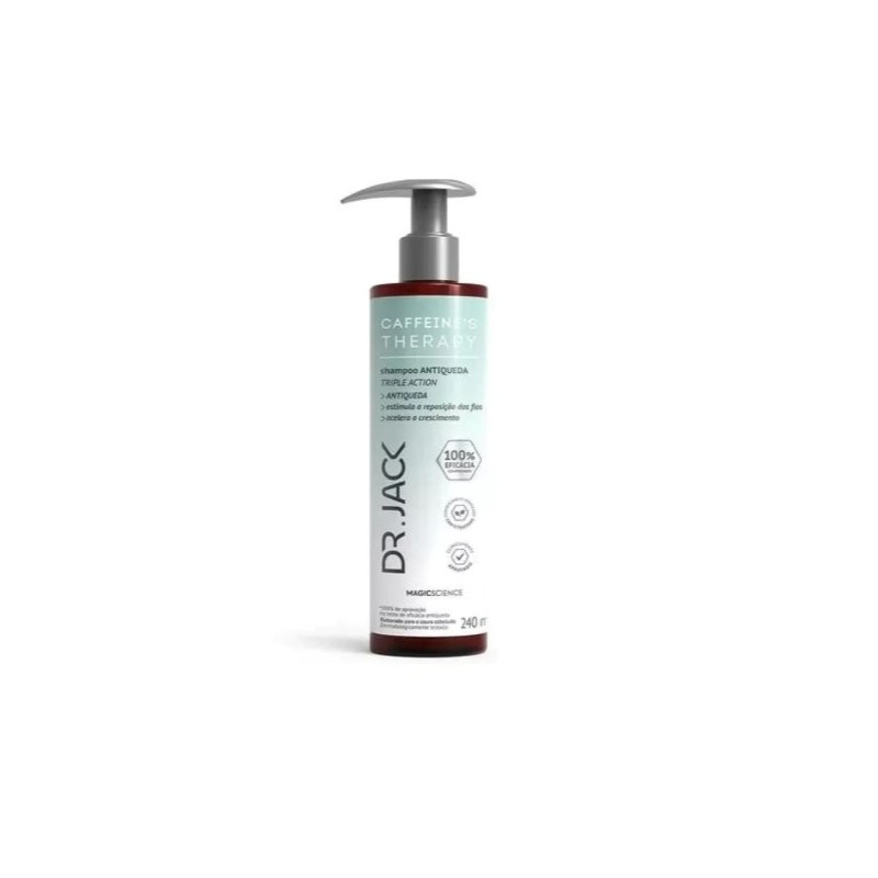 Coffee Shampooing Dr. Jack Traitement Anti Chute 240ml - Magic Science Beautecombeleza.com Coffee Shampooing Dr. Jack Traitement Anti Chute 240ml - Magic Science Beautecombeleza.com