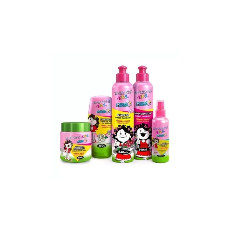 Kids A Turma do Maluquinho Cheveux Bouclés Home Care Kit 5- Bio Extratus Beautecombeleza.com Kids A Turma do Maluquinho Cheveux Bouclés Home Care Kit 5- Bio Extratus Beautecombeleza.com